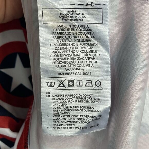 Adidas Jersey Mens 3XL Red‎ Portland Timbers MLS Marvel Captain America Prematch - Picture 7 of 10